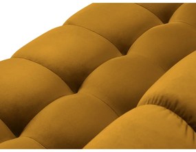 Ъглов диван от жълто кадифе , десен ъгъл Bali - Cosmopolitan Design