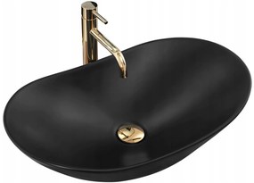 Умивалник за плот Rea Royal 60 Black Mat