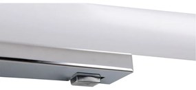 LED стенна лампа в лъскаво сребристо Mattimo – Trio