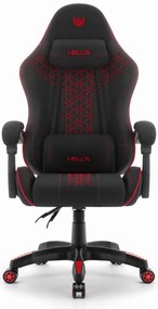 Геймърски стол HC-1008 2.0 с ергономични възглавници - черен и червен