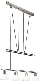 LED Пендел MATTES 4xE14/4W/230V 3000K лъскав хром