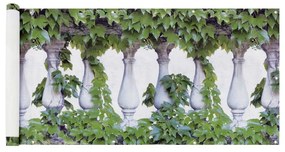 Зелен пластмасов параван за балкон 500x85 cm - Maximex