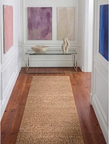 Бежова ръчно изработена пътека от букле 80x200 cm Notting Hill Portobello – Ted Baker