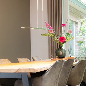 Модерен висящ аплик стомана с LED регулируем - Bold