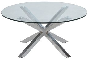 Кръгла масичка за кафе в сребристо ø 82 cm Heaven - Actona