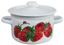 Емайлирана тенджера 2л "МАЛИНА" (В-1610/2) H