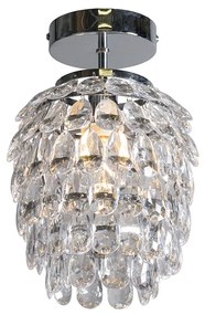 Висяща лампа в стил Арт Деко стомана 19 см димируема - Bling