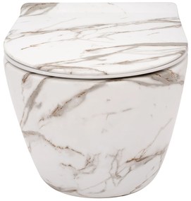 Тоалетна чиния Rea Carlos Slim Lava Mat