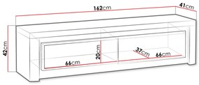 TV шкаф Livinio-Length: 162 cm.