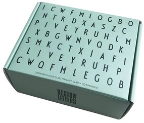 Зелена детска чаша Grow With Your Cup Grow with Your Cup - Design Letters