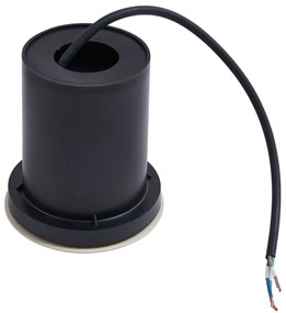 Модерен градински спот бежов GU10 50mm регулируем IP65 - Delux