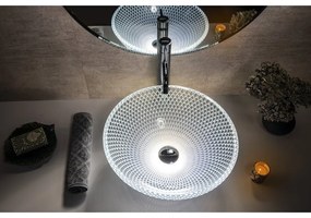 Стъклена кръгла мивка ø 42 cm Puketa – Sapho