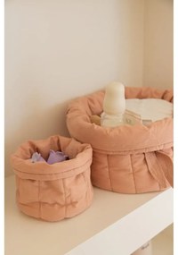 Светлорозови текстилни детски кутии за съхранение в комплект от 2 бр. ø 30x20 cm Bambie Vintage Nude – Lorena Canals