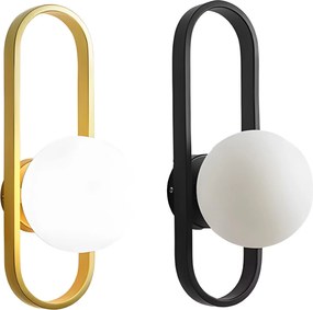 Аплик APP1756-1W BRUSH GOLD WHITE