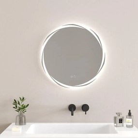 LED огледало за баня с нагревател ELENE D600, 60х60см, Inter Ceramic, 1944