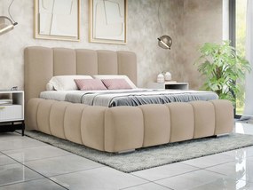 Επενδυμένο κρεβάτι Wizko-Mpez-180 x 200