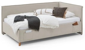 Бежово детско легло с място за съхранение 90x200 cm Fun – Meise Möbel