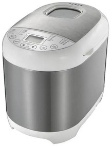 Хлебопекарна Crown CBM-6522, 550W, 1l, 19 програми, Таймер, LCD дисплей, Памет, Бял/инокс