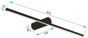 Аплик LED 60CM APP1342-W Black