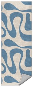Синя пътека подходяща за пране 60x230 cm Blue Latte – Mila Home