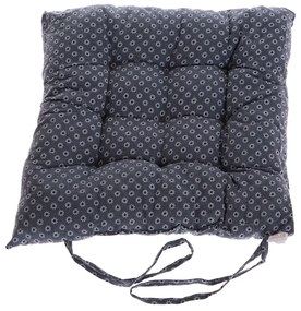 Синя текстилна възглавница за сядане 40x40 cm - Dakls