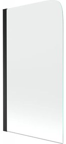 Mexen Felix параван за вана 1-крилен 70 x 140 cm, прозрачен, черен - 890-070-001-70-00