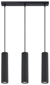 Черно висящо осветително тяло Gleam – Sollux