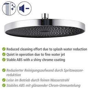 Душ комплект от неръждаема стомана в блестящо сребро 120 см Soft Water - Wenko