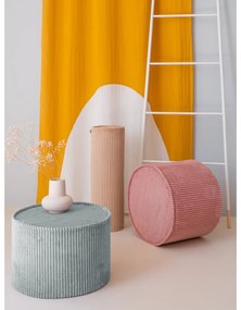 Детски пуф от рипсено кадифе в цвят мента – Wigiwama