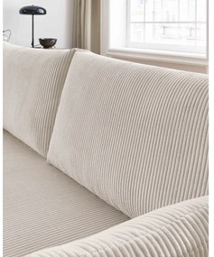 Бежов разтегателен диван от рипсено кадифе 211 cm Marcel – Bobochic Paris