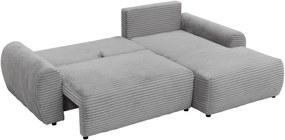 Ъглов диван Bello-Сиво-Десен