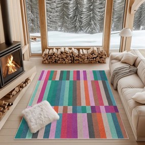 Тюркоазен килим подходящ за пране 160x230 cm Acid Rain – Mila Home