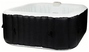 Inflatable Spa Sunspa Квадратек Черен 4 Хора (155 x 155 x 65 cm)