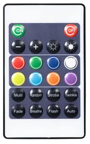 Външна светлинна гирлянда 10м с LED 10 лампи RGBW Solar - Russell