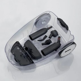 Парочистачка Ariete XSTEAM 4147/02, 1500W, 4 bar, 0.6 л, Дезинфекция, Без следи от влага, Регулируема пара, Бял/син