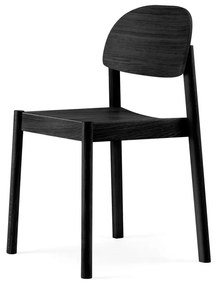 Стол за хранене от черен дъб Citizen Oval - EMKO