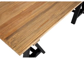 Масичка за кафе с плот от борова дървесина в естествен цвят 80x140 cm Hampstead - Premier Housewares