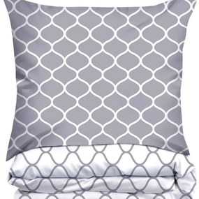 Двустранно памучно спално бельо с геометрична шарка Ширина: 160 см | Дължина: 200 см