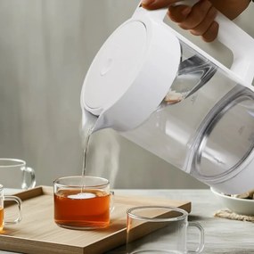 Електрическа кана за вода AENO AEK0005, 2200W, 1.7 л, 40-100°C, 360° основа, STRIX, LED дисплей, Филтър, Бял