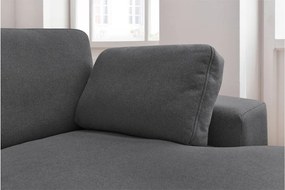 Тъмносив ъглов диван Belair – Bobochic Paris