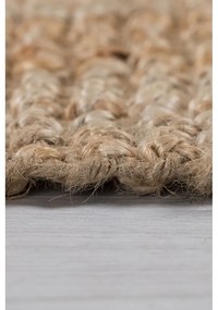 Ръчно изработена ютена пътека в естествен цвят 60x300 cm Jute Boucle – Flair Rugs