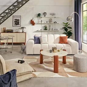 Триместен диван atmosphera Palma, 212x97x76 cm - Кафяв
