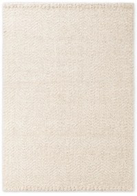 Ръчно изработен килим със смес от вълна в цвят слонова кост 160x230 cm Majoli – Elle Decoration