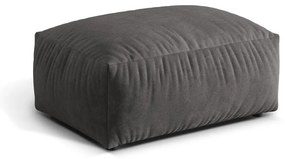 Сива кадифена модулна табуретка Martina – Micadoni