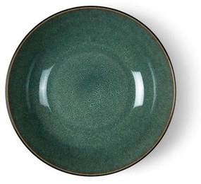 Зелена/черна глинена купичка за сервиране 1,8 l Gastro Green/Black – Bitz