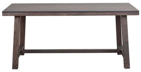 Тъмнокафява дъбова маса за хранене , 170 x 95 cm Brooklyn - Rowico