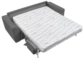 Сив разтегателен диван от рипсено кадифе 225 cm Augustin – Bobochic Paris