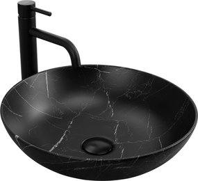 Умивалник за плот REA FIBO Black Matt