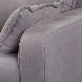 Сив диван 193 cm Beata - Ropez