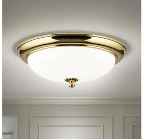 Orion - Таванно осветително тяло EMPIRA 2xE27/40W/230V Ø 35,5 cm златно